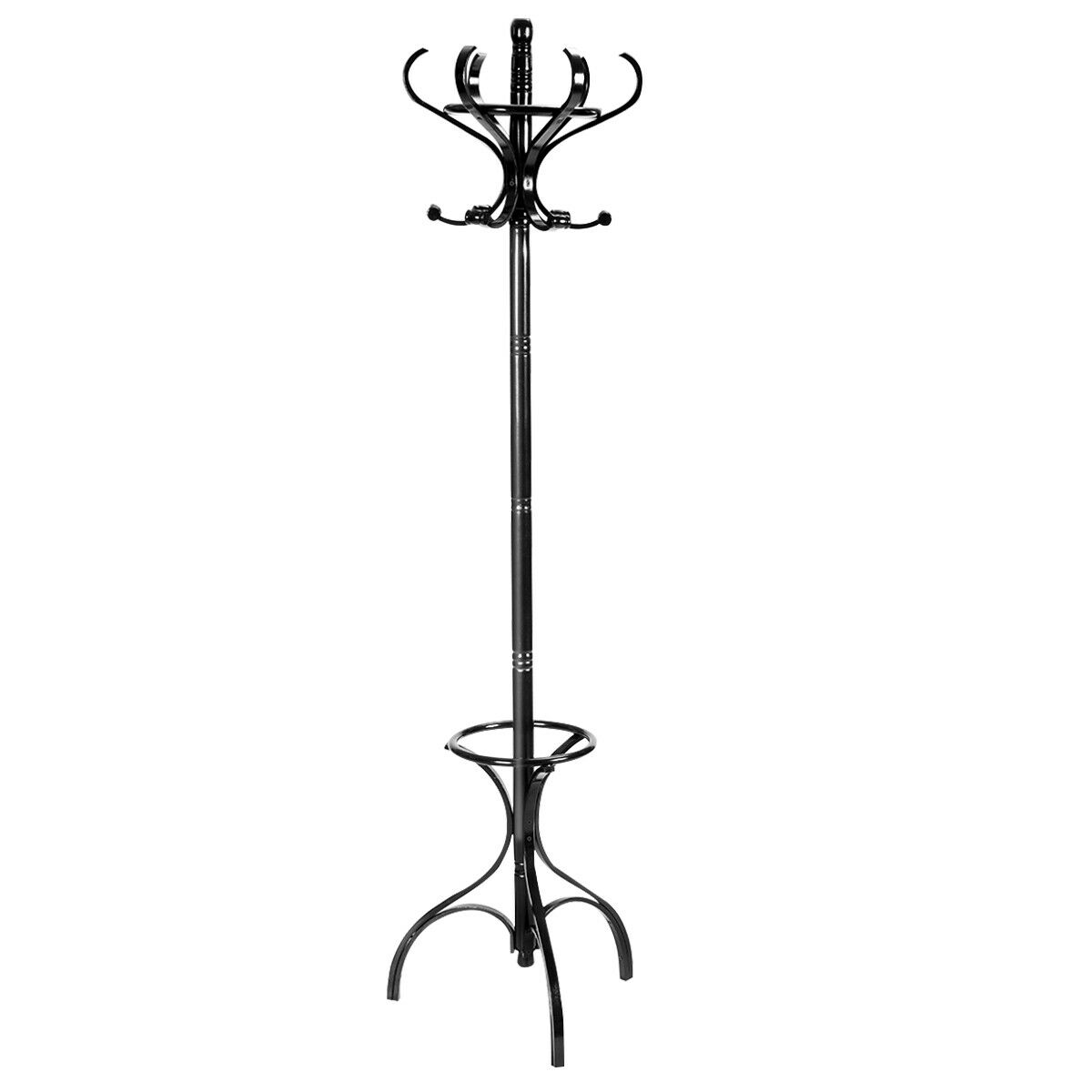 Wooden Coat and Hat Stand