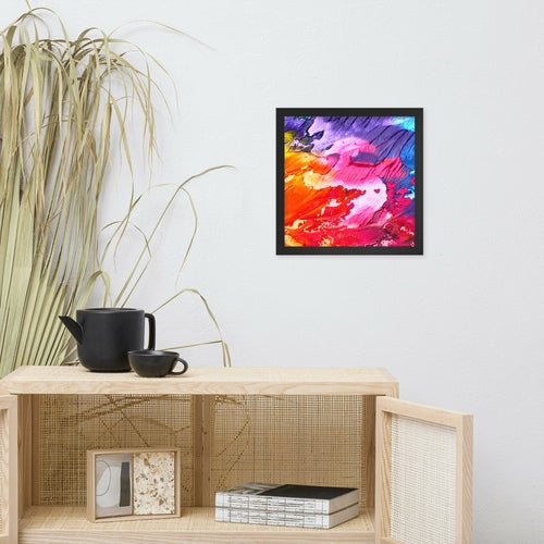 Rainbow Waves Wall Art