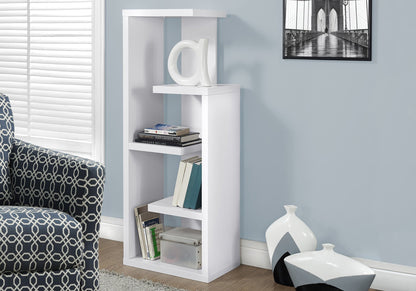 White Hollow Core Bookcase