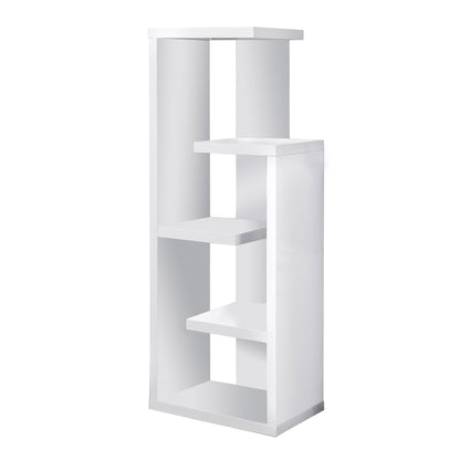 White Hollow Core Bookcase