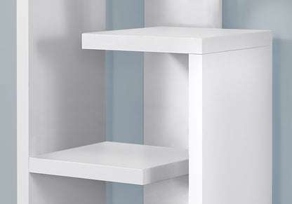 White Hollow Core Bookcase