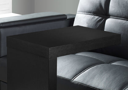 White Hollow Core Accent Table