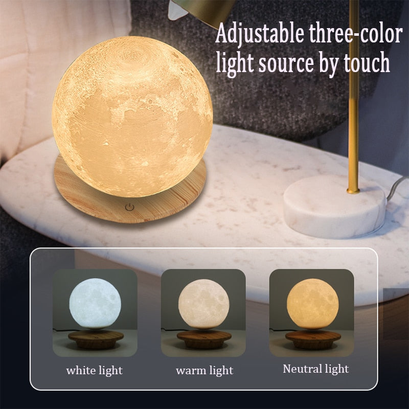 Shockwave Floating Moon Lamp