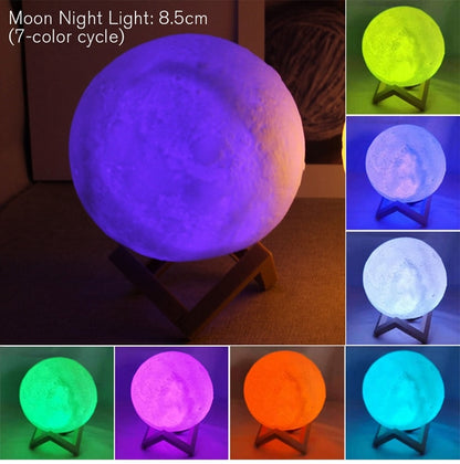 Trifold Moon Lamp