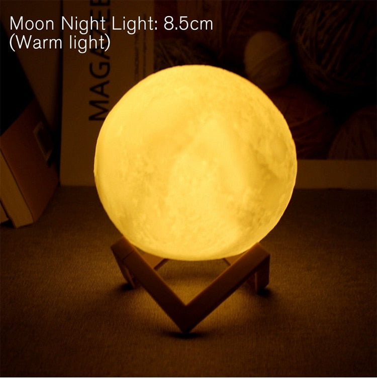 Trifold Moon Lamp