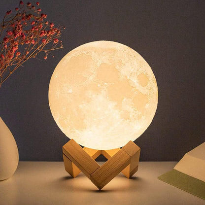 Trifold Moon Lamp
