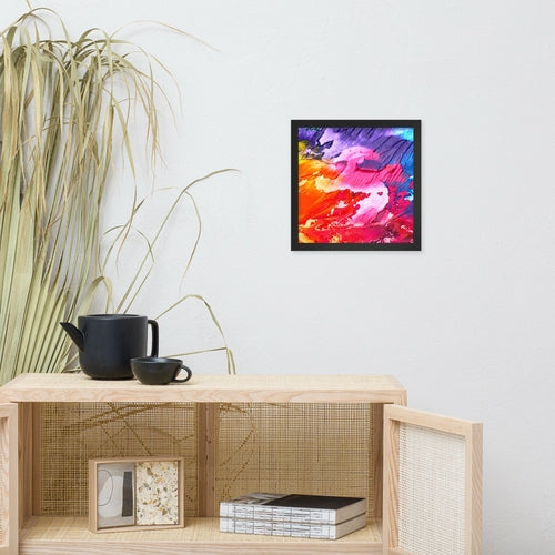 Rainbow Waves Wall Art