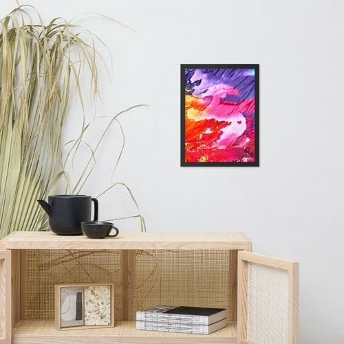 Rainbow Waves Wall Art