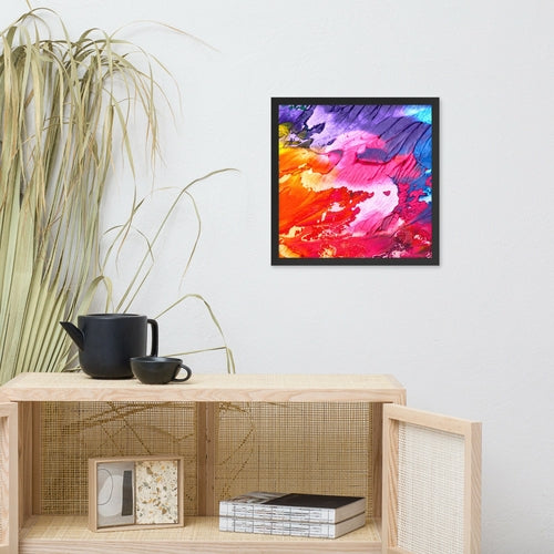 Rainbow Waves Wall Art