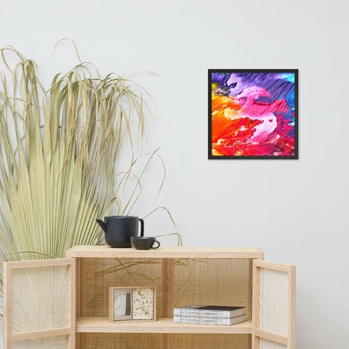 Rainbow Waves Wall Art