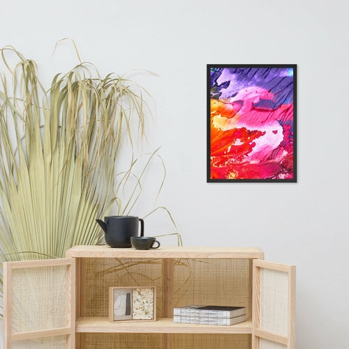 Rainbow Waves Wall Art